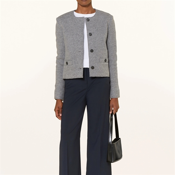 Weekend Max Mara Savona Blazerjakke, Light Grey Melange